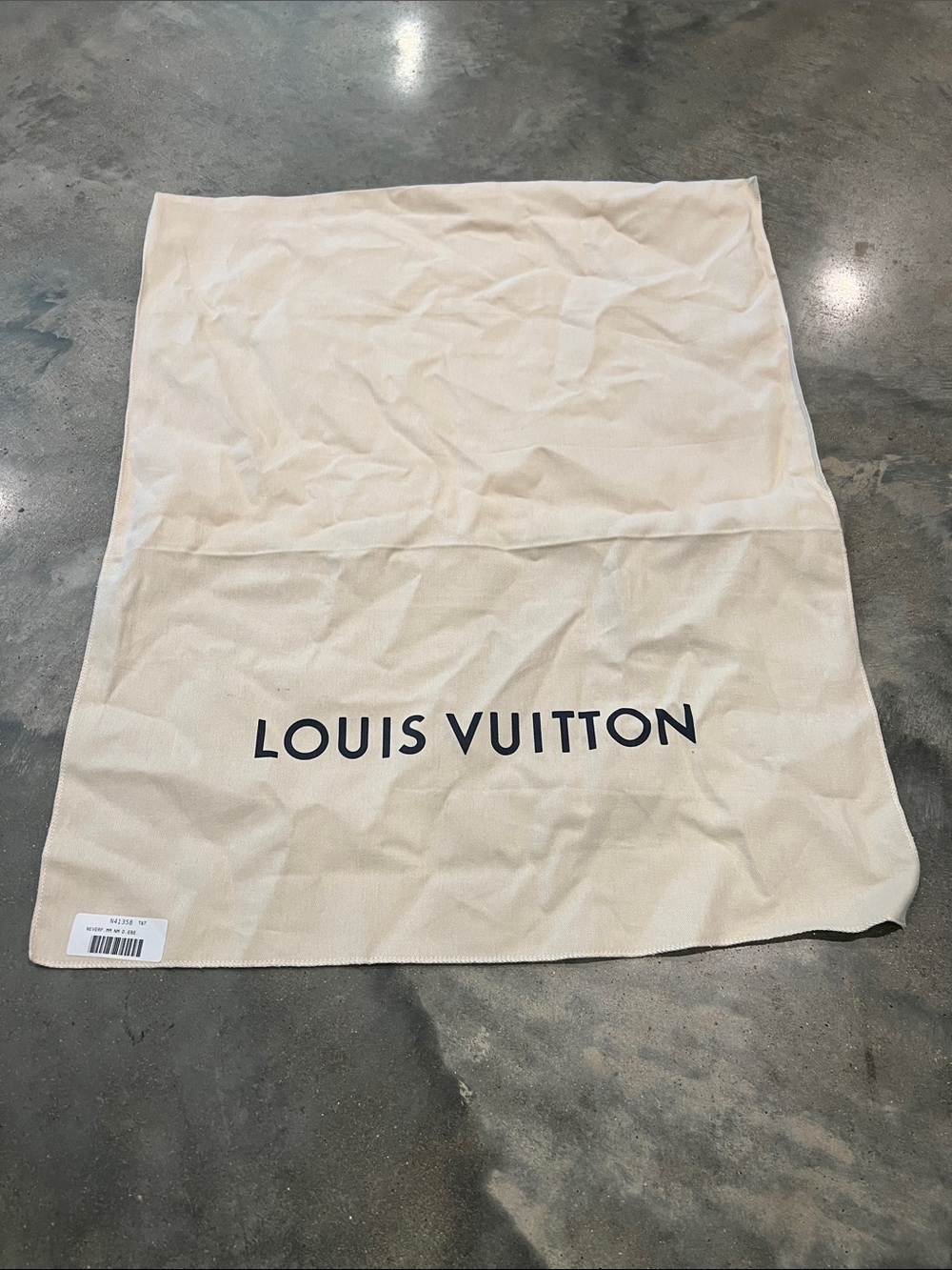 Louis Vuitton cream Dust Bag